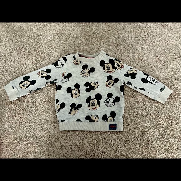 Zara Mickey Mouse Sweatshirt - Picture 1 of 1